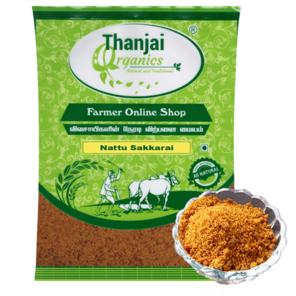 Organic Nattu Sakkarai from Thanjai Organics